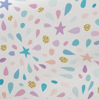 Water Drop Star Sequins Twill