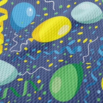 Party Decoration Balloons Birdseye Piqué