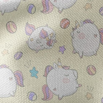 Chubby Unicorn Waterproof Canvas