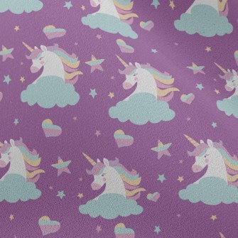 Fantasy Colorful Unicorn Chiffon