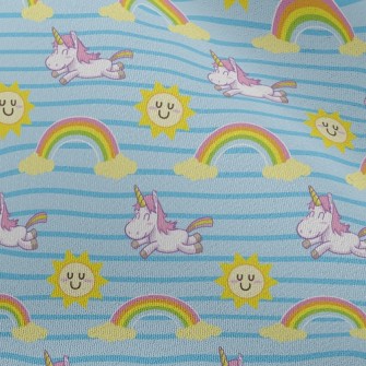 Unicorn Sun Rainbow Chiffon