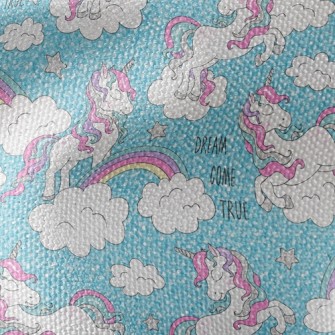 Dreams Come True Unicorn Waterproof Canvas