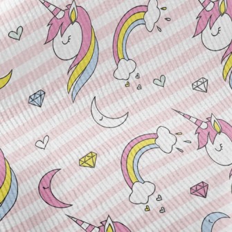 Rainbow Unicorn Diamond Standard Corduroy