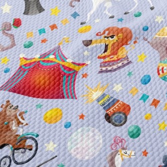 Animal Circus Show Birdseye Piqué