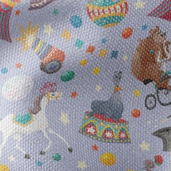 Animal Circus Show Waterproof Canvas