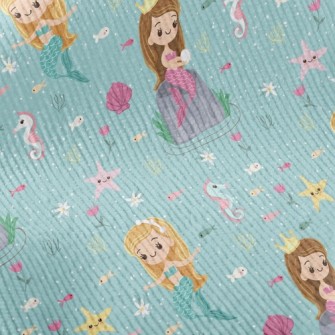 Mermaid Princess Standard Corduroy