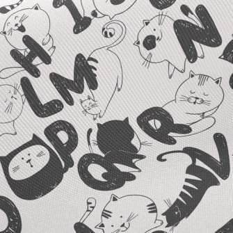 Funny Cat Handwriting In Engli Twill