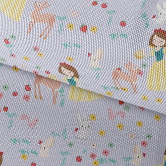 Princess And Animals Picnic Waterproof Oxford