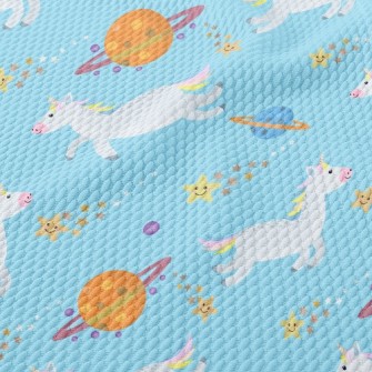 Asteroid Unicorn Birdseye Piqué