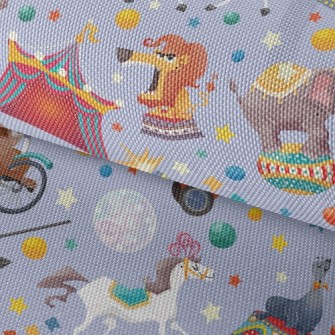 Animal Circus Show Waterproof Oxford