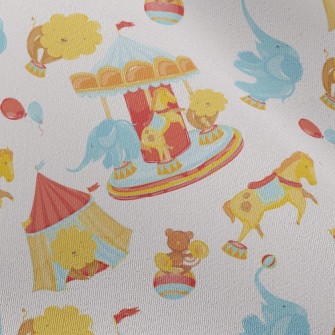 Animal Carousel Chiffon