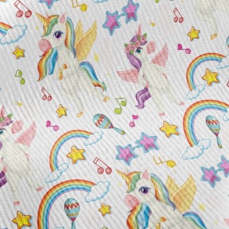 Happy Dancing Unicorn Standard Corduroy
