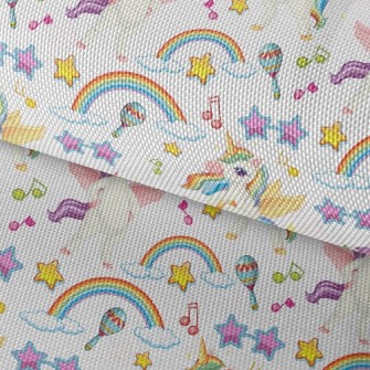 Happy Dancing Unicorn Waterproof Oxford