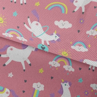 Lively And Active Unicorn Waterproof Oxford