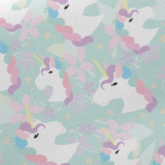 Flower World Unicorn Twill