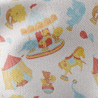Animal Carousel Waterproof Canvas