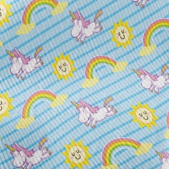 Unicorn Sun Rainbow Standard Corduroy