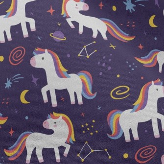 Unicorn And Galaxy Chiffon