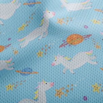 Asteroid Unicorn Athletic Mesh Flat Back