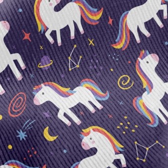 Unicorn And Galaxy Standard Corduroy