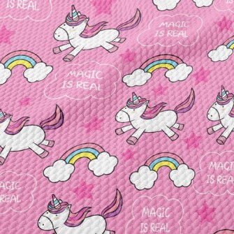 Magical Real Unicorn Birdseye Piqué