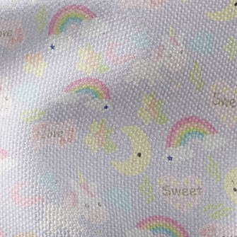 Sweetheart Unicorn Waterproof Canvas