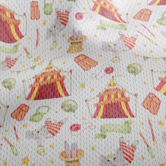Circus Tent Athletic Mesh Flat Back