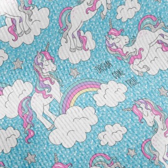 Dreams Come True Unicorn Standard Corduroy