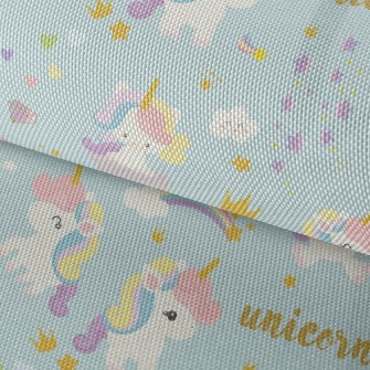 Cute Baby Unicorn Waterproof Oxford