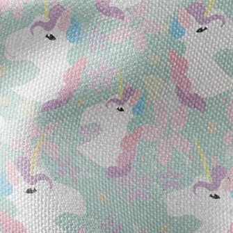 Flower World Unicorn Waterproof Canvas