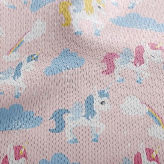 Beautiful Unicorn Companion Athletic Mesh Flat Back