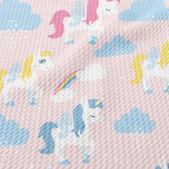Beautiful Unicorn Companion Birdseye Piqué
