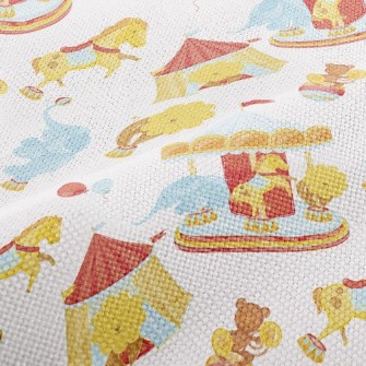 Animal Carousel Performance Linen
