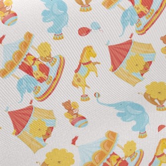 Animal Carousel Twill