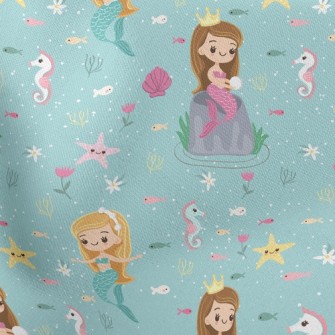 Mermaid Princess Stretch Ponte