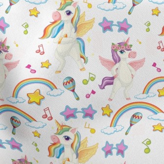Happy Dancing Unicorn Stretch Ponte