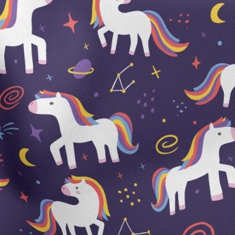 Unicorn And Galaxy Stretch Ponte