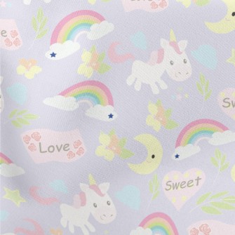 Sweetheart Unicorn Stretch Ponte