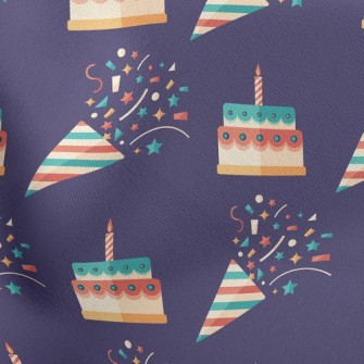 Birthday Colorful Cake Stretch Ponte