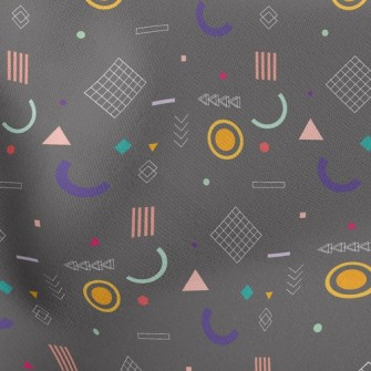 Creative Geometric Shapes Stretch Ponte