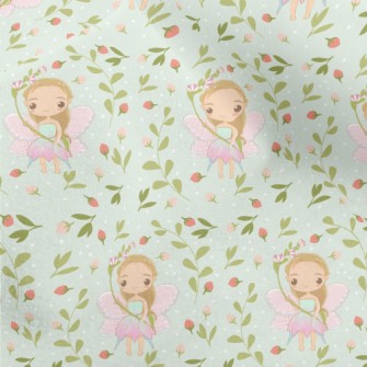 Flower Elf Little Girl Micro Fleece