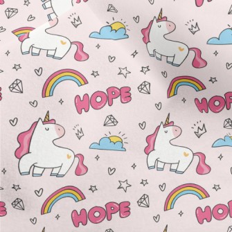 Shining Hope Unicorn Micro Fleece