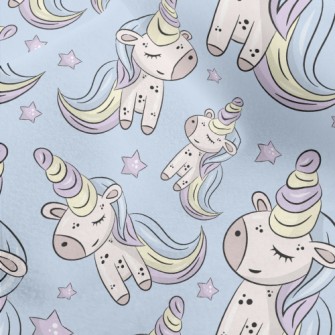 Beautiful Spotted Unicorn Micro Fleece