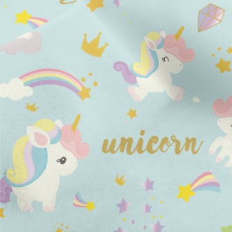 Cute Baby Unicorn Micro Fleece