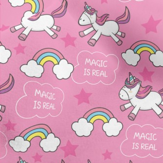 Magical Real Unicorn Micro Fleece