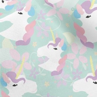 Flower World Unicorn Micro Fleece