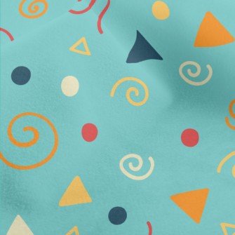 Triangle Dot Vortex Micro Fleece
