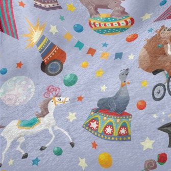 Animal Circus Show Minky