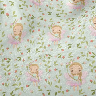 Flower Elf Little Girl Minky