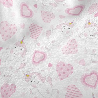 Heart Dancing Unicorn Minky